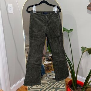 Talbots Women's Green and Khaki Trousers